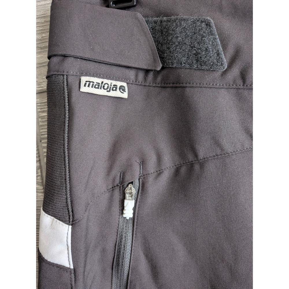 Maloja Mens Mountain Bike Shorts Gray Size L Adjustable Waist MTB Cycling Trail - Picture 7 of 13